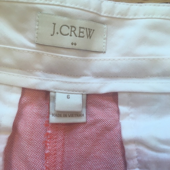 J. crew shorts size 6, muted orange color - Picture 3 of 4